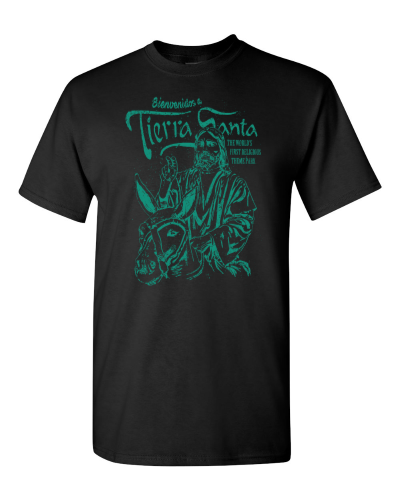 Buenos Aires on a black adult tee