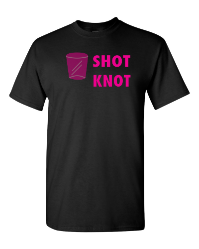 Buy Me a Shot, I'm Tying the Knot on a black adult tee