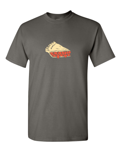 Cooking Pies With My Baby on a charcoal adult tee