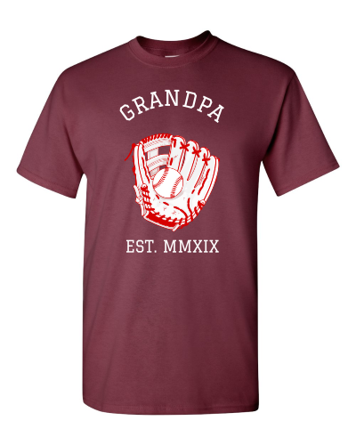 Current Roster, No Trades on a maroon adult tee