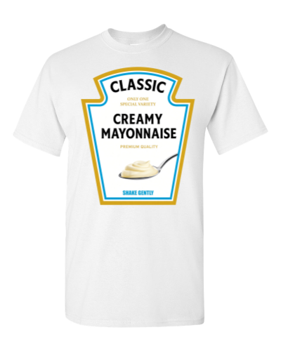Mayonnaise Halloween Costume