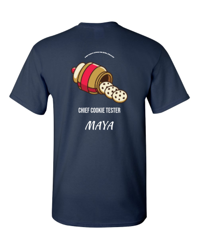 Spoiling Department Staff on a navy adult tee