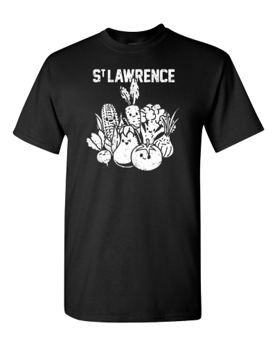 St. Lawrence Market on a black adult tee